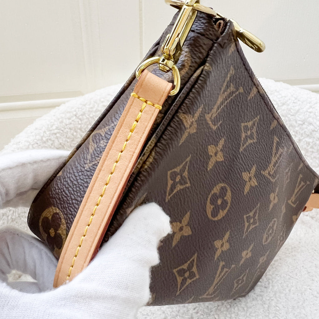 LV Pochette Accessoires in Monogram Canvas and GHW