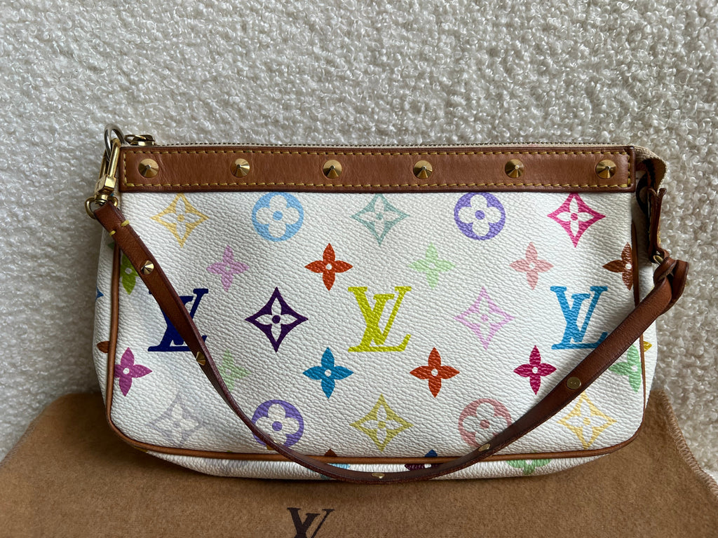 Louis Vuitton Pochette Accessoires White Multicolore