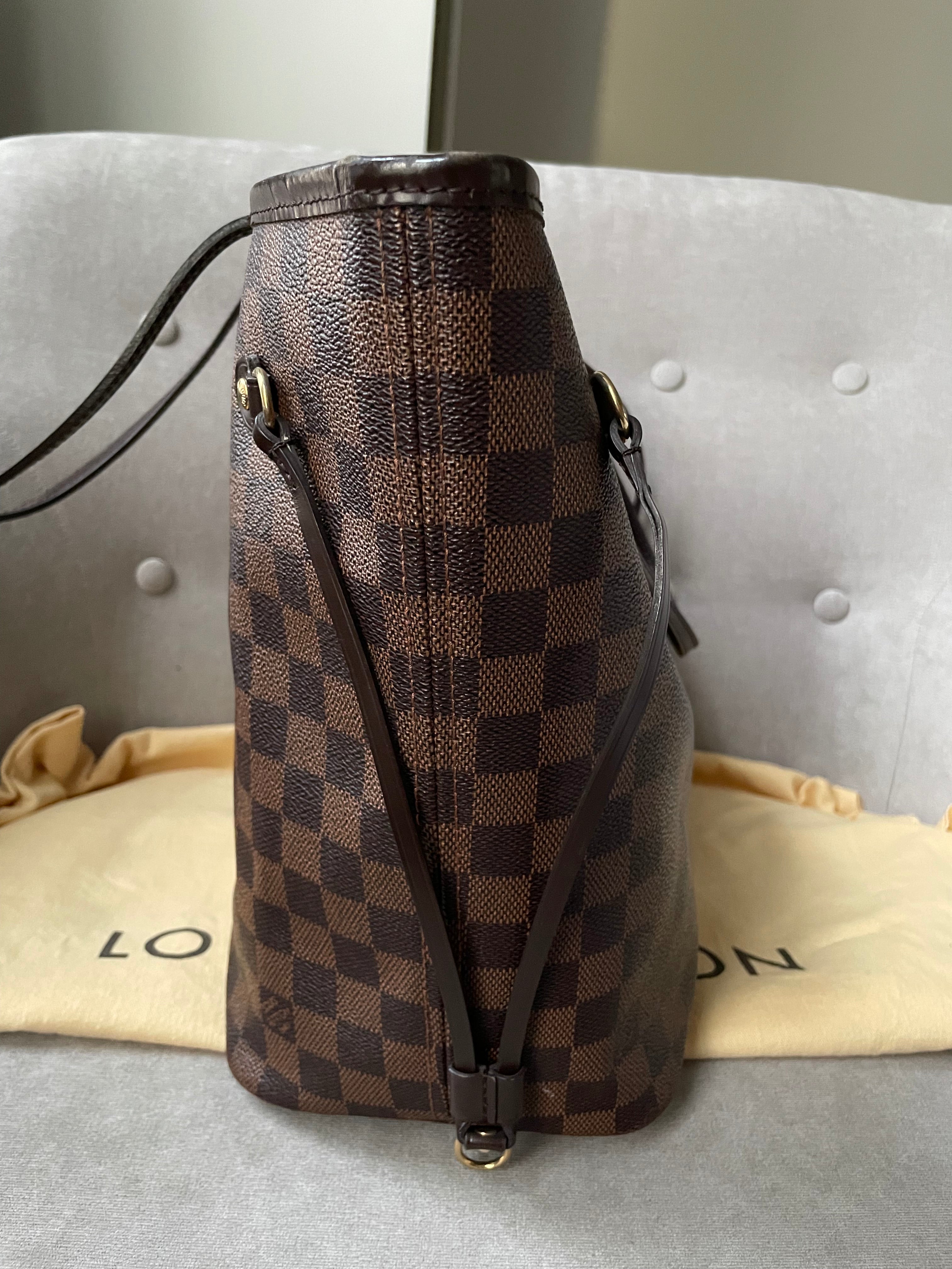 Louis Vuitton Neverfull MM Damier Ebene Cherry Interior (RRP £1,410)