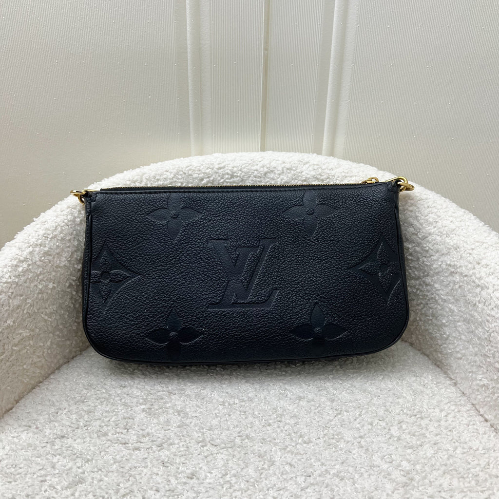 LV Multi Pochette Accessoires MPA in Black Empreinte Leather and GHW
