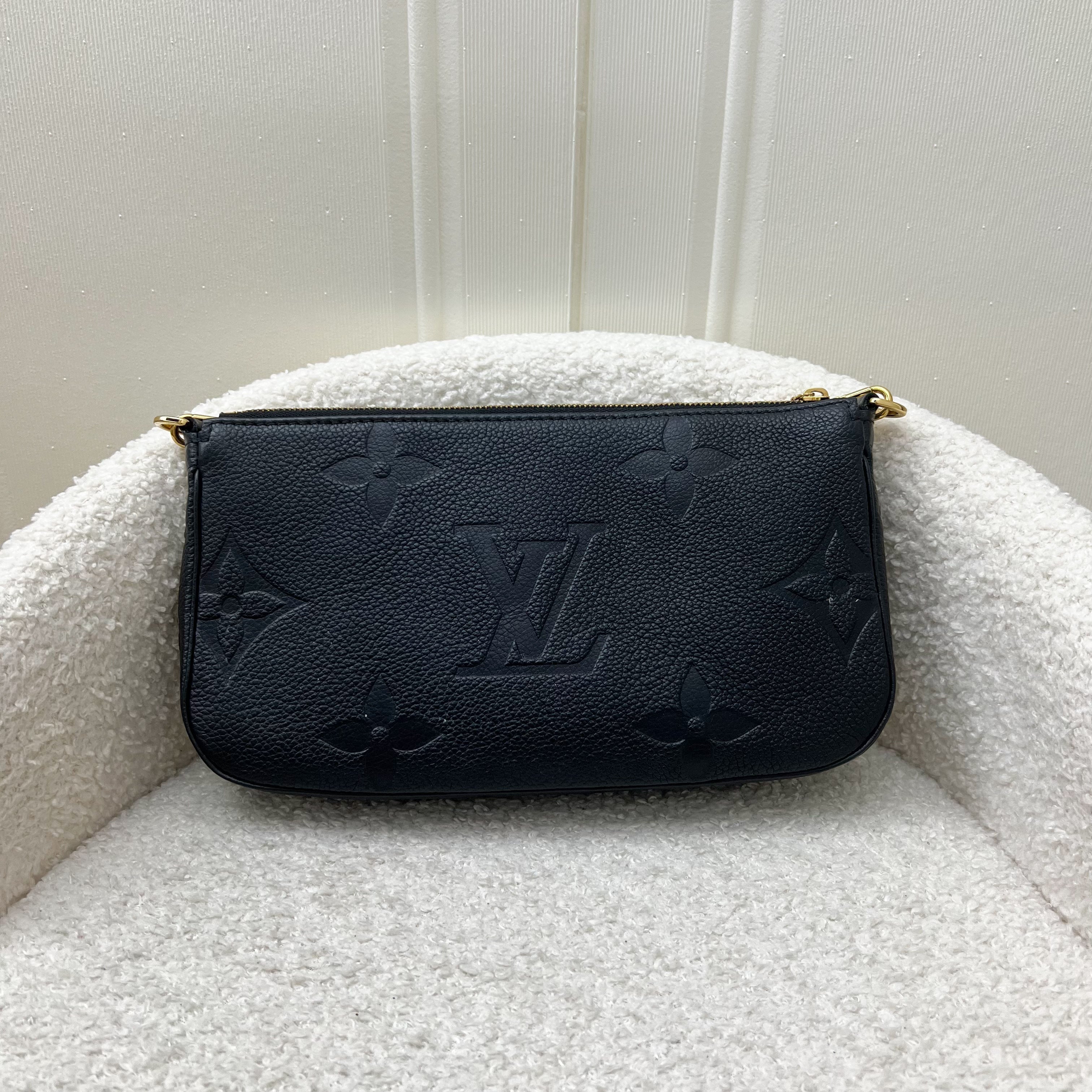 LV Multi Pochette Accessoires MPA in Black Empreinte Leather and GHW