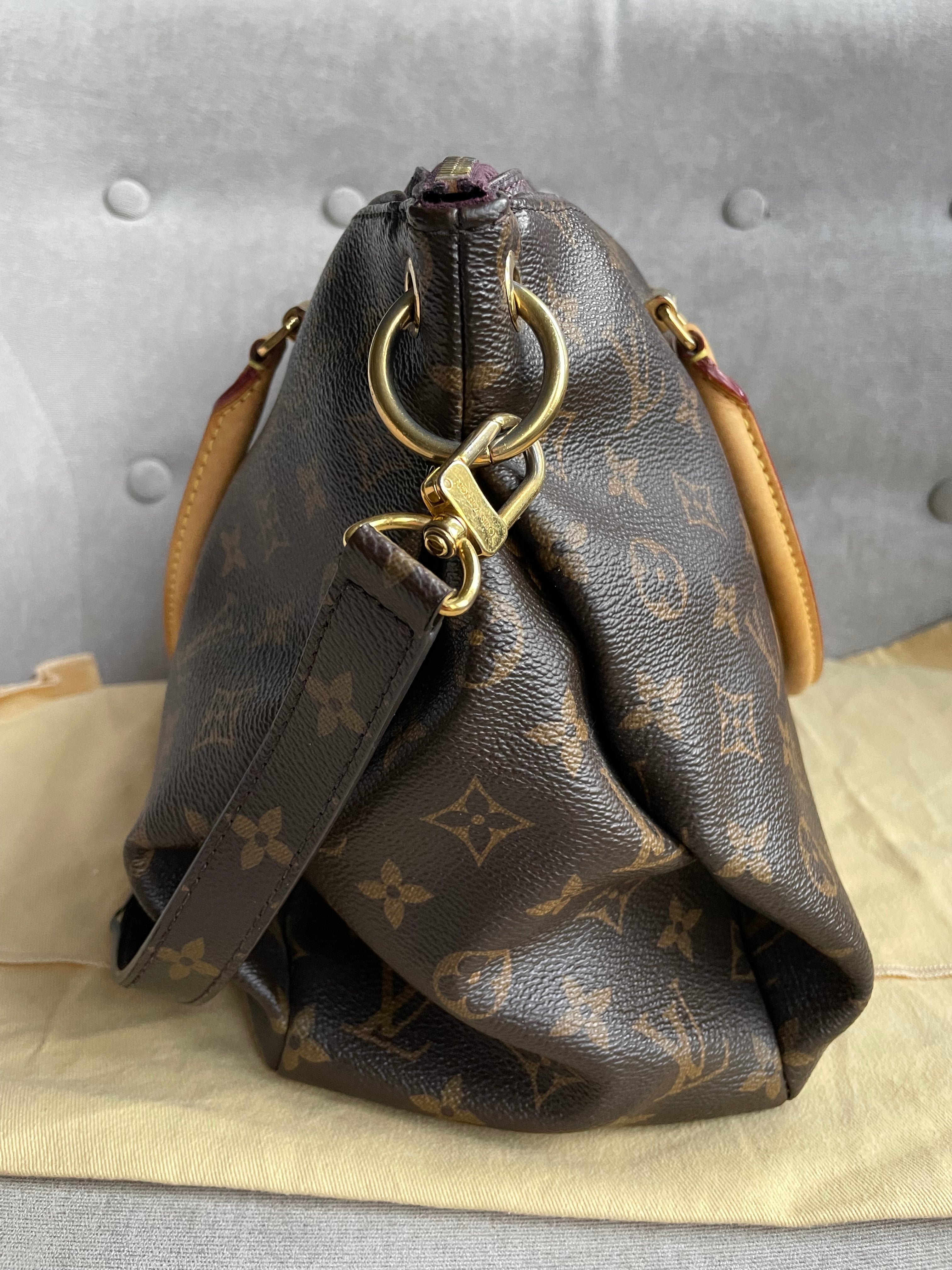 Louis Vuitton Pallas Tote in Monogram and Grape (RRP £1960)