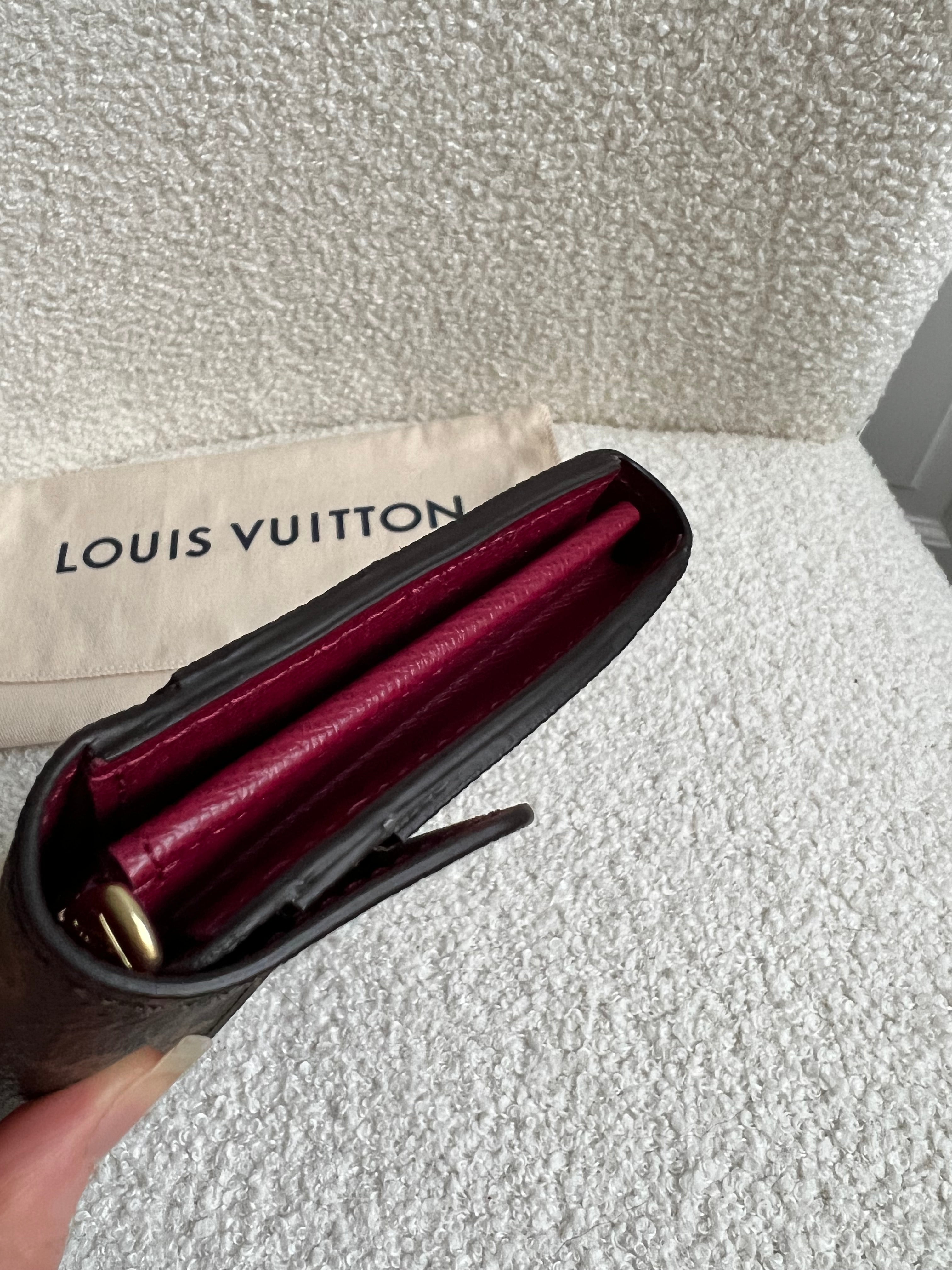 Louis Vuitton Sarah Wallet in Monogram and Fuchsia  (RRP £490)