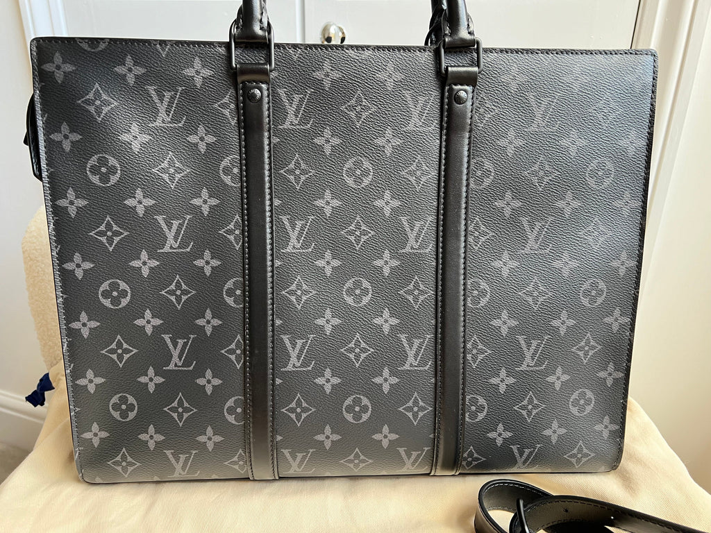 Louis Vuitton Sac Plat Horizontal Zippe Monogram Eclipse (RRP £2060)