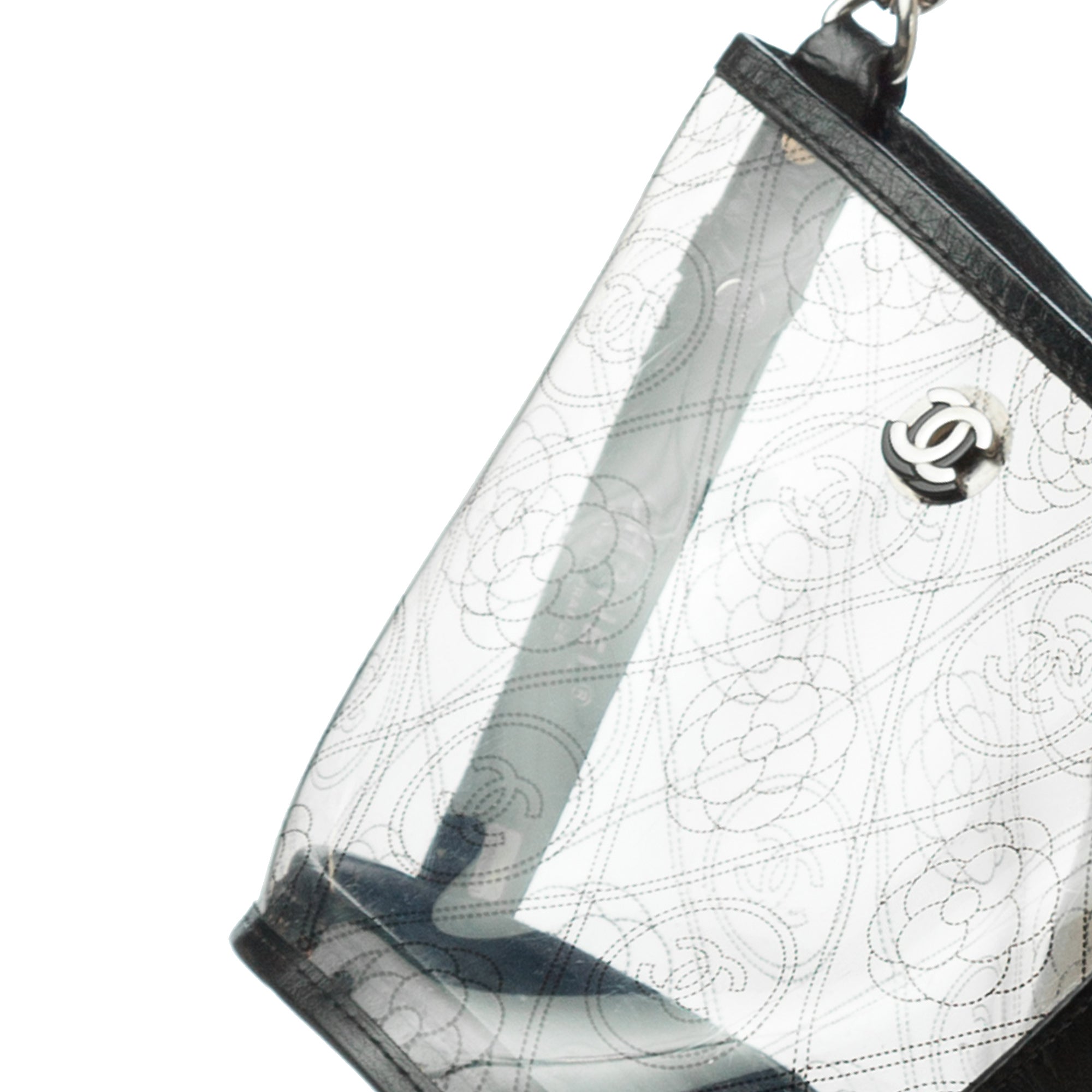Chanel Camellia Pvc Bucket Bag