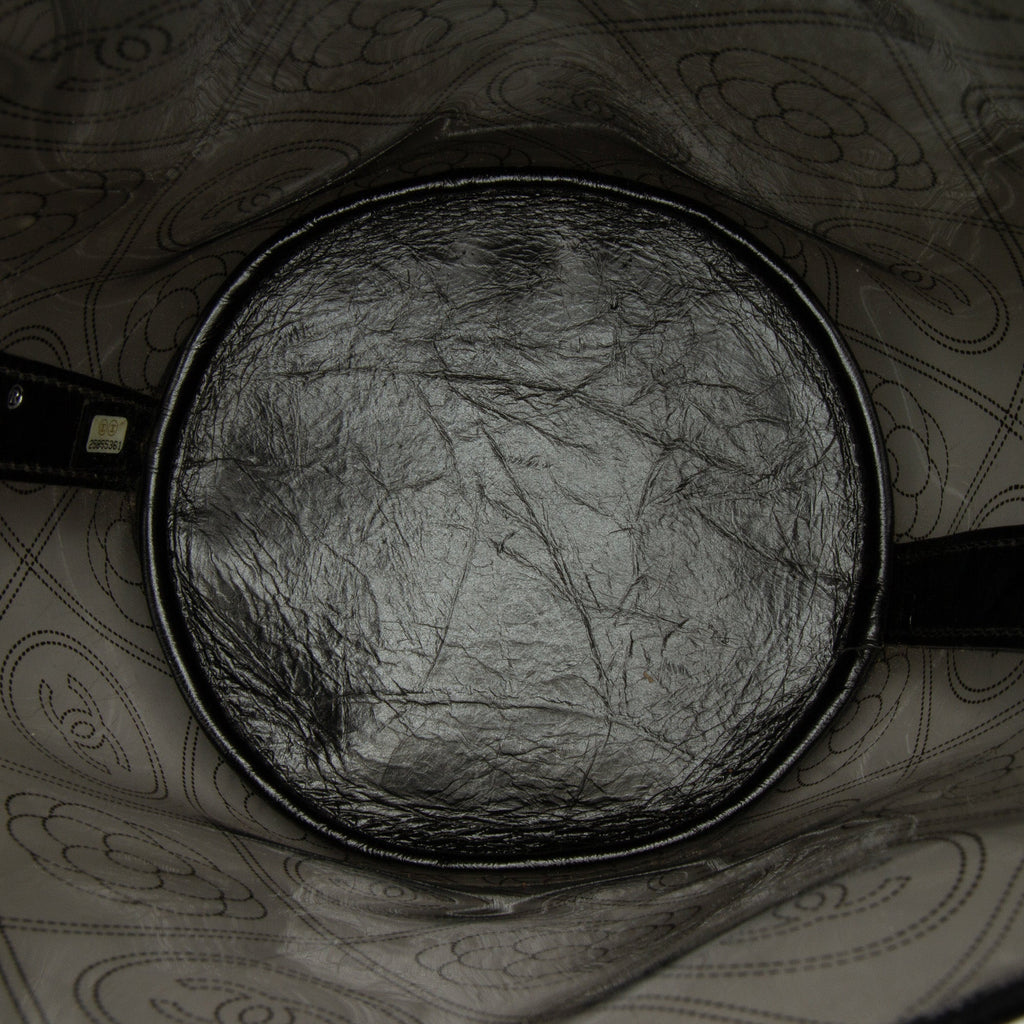 Chanel Camellia Pvc Bucket Bag