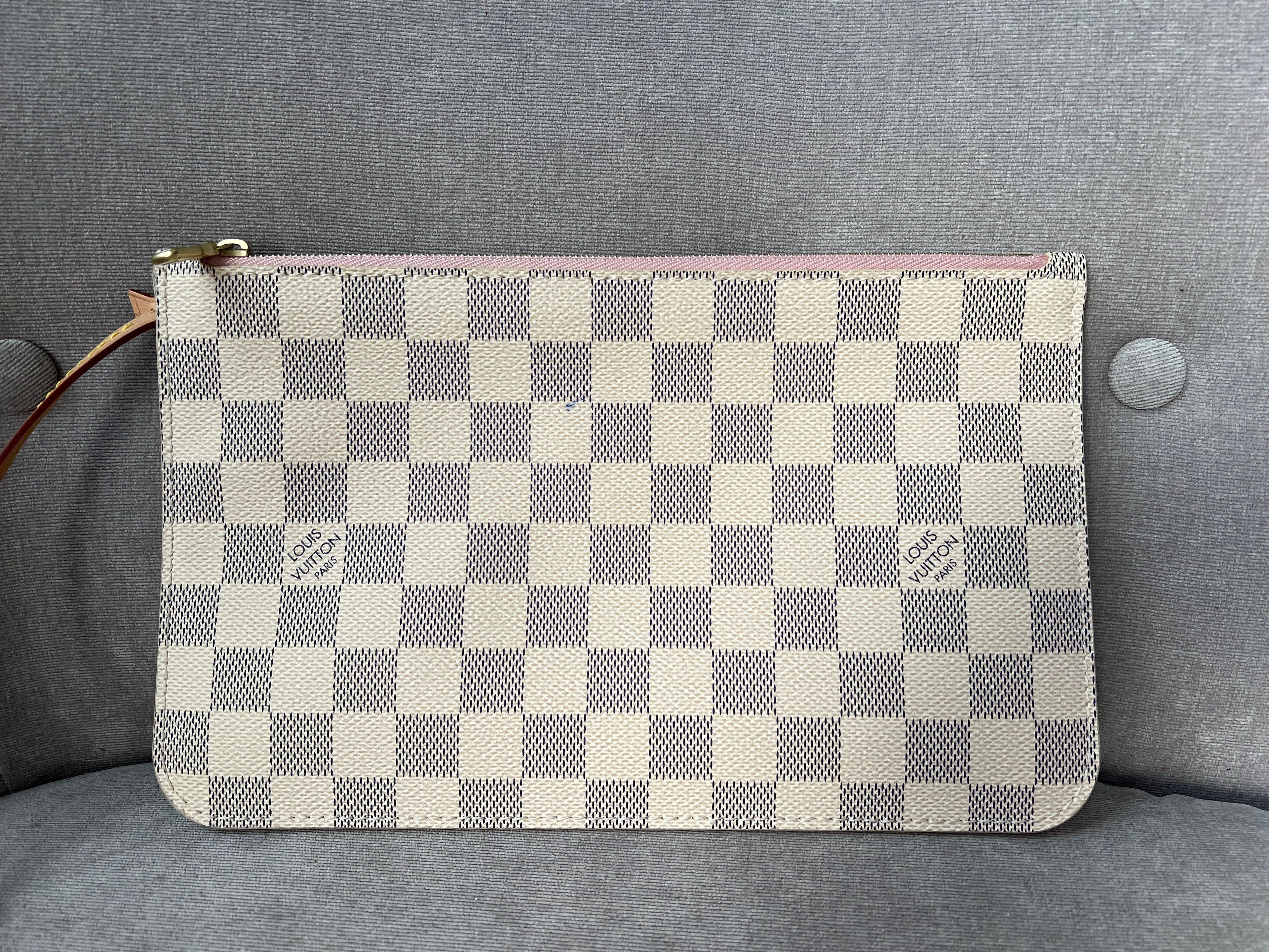 Louis Vuitton Pouch (from Neverfull MM) in Damier Azur