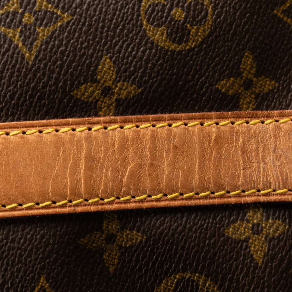 Brown Louis Vuitton Monogram Keepall Bandouliere 60 Travel Bag