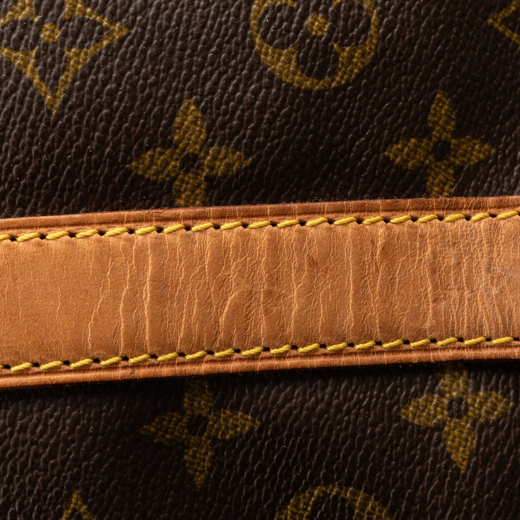 Brown Louis Vuitton Monogram Keepall Bandouliere 60 Travel Bag