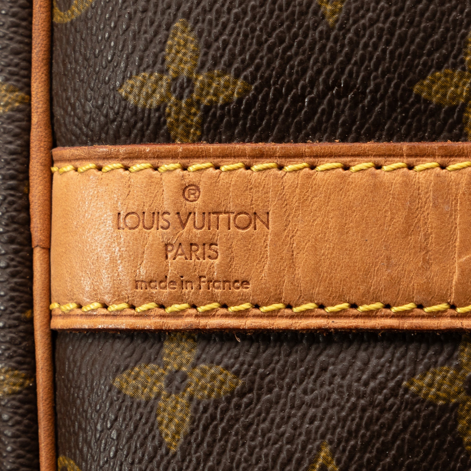 Brown Louis Vuitton Monogram Keepall Bandouliere 60 Travel Bag