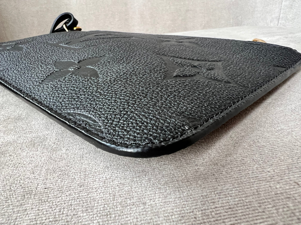 Louis Vuitton Pouch (from Neverfull) Black Empreinte