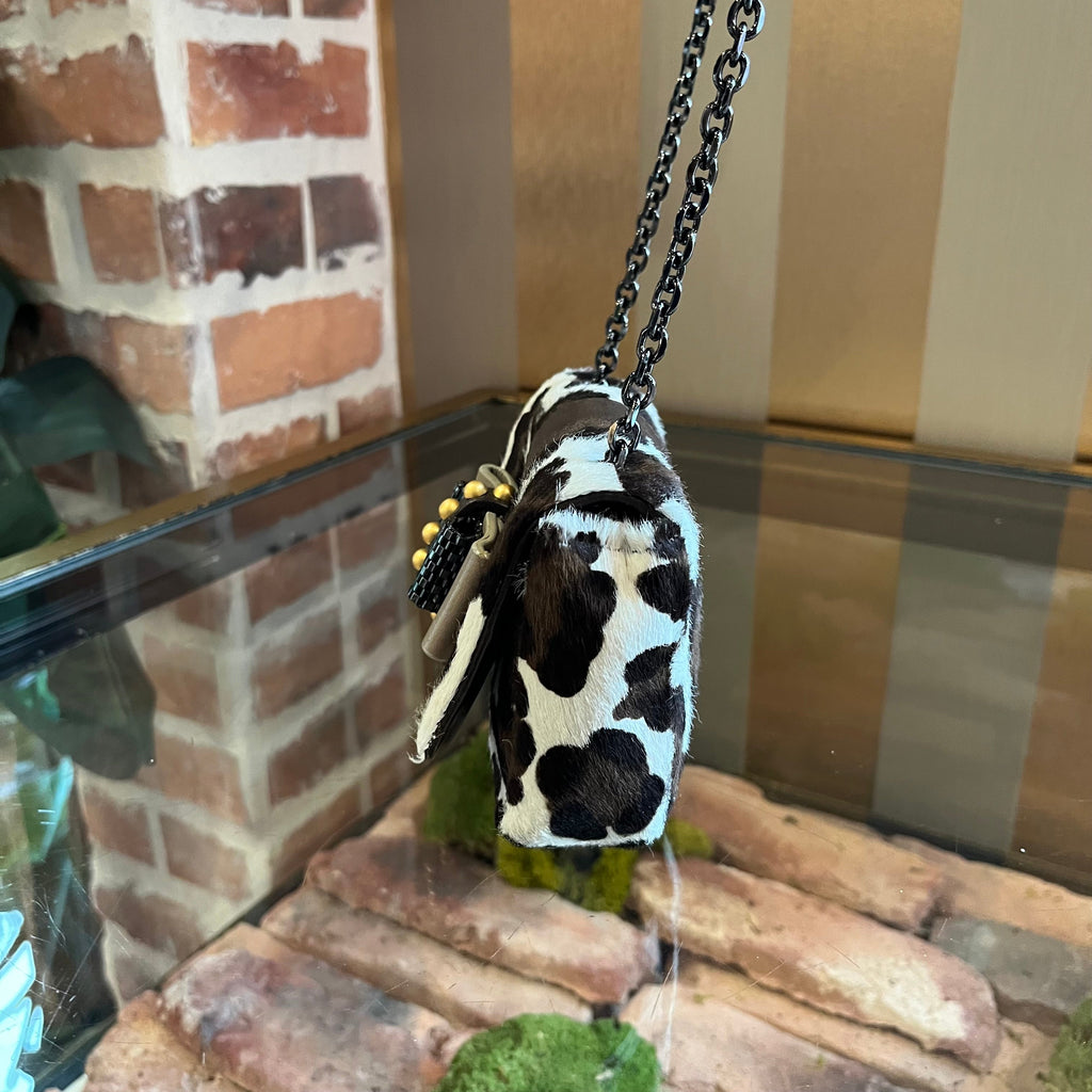 CHRISTIAN LOUBOUTIN Small Pony Hair Cheetah Bag