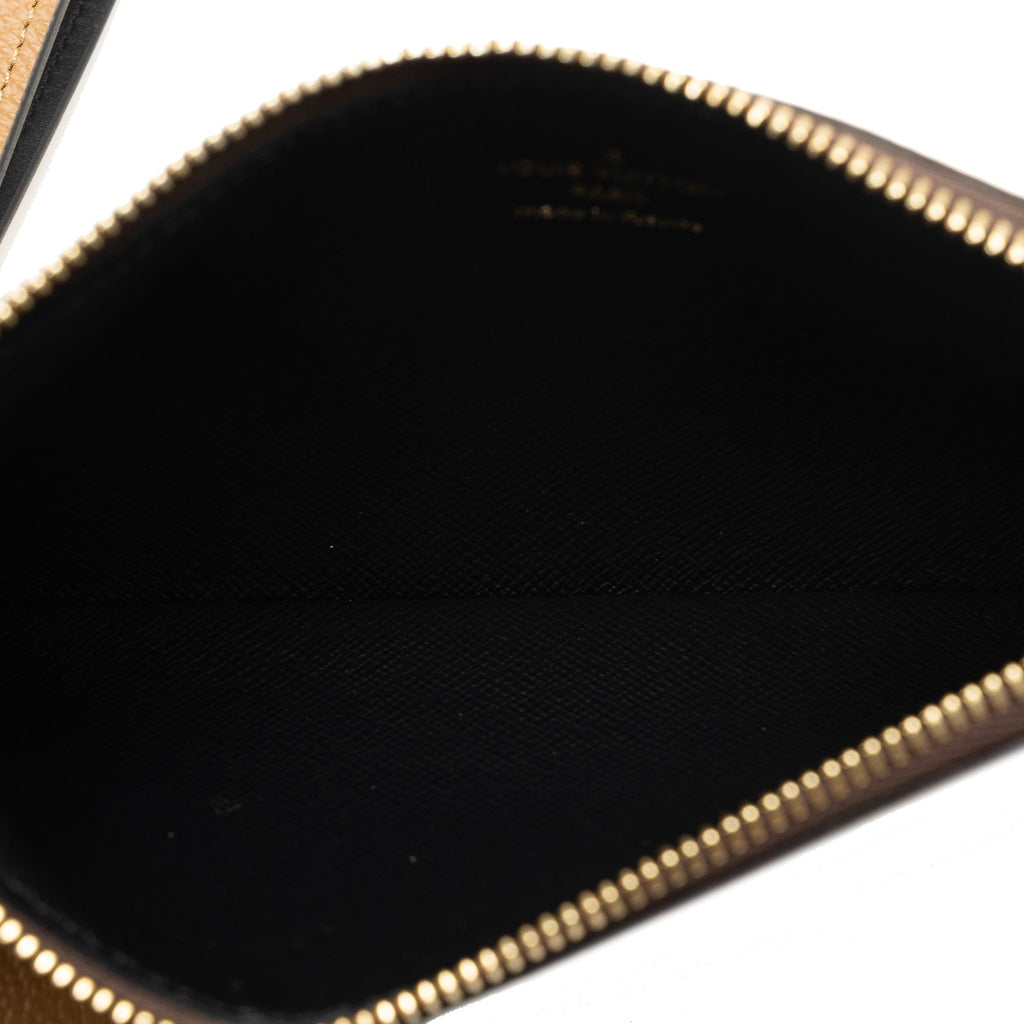Brown Louis Vuitton Monogram Reverse Giant Trio Pouch