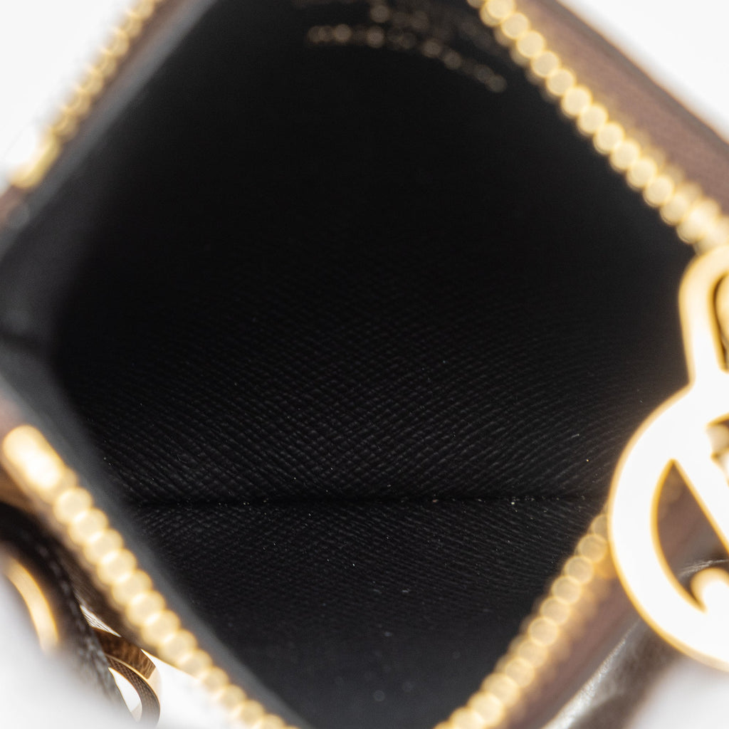 Brown Louis Vuitton Monogram Reverse Giant Trio Pouch