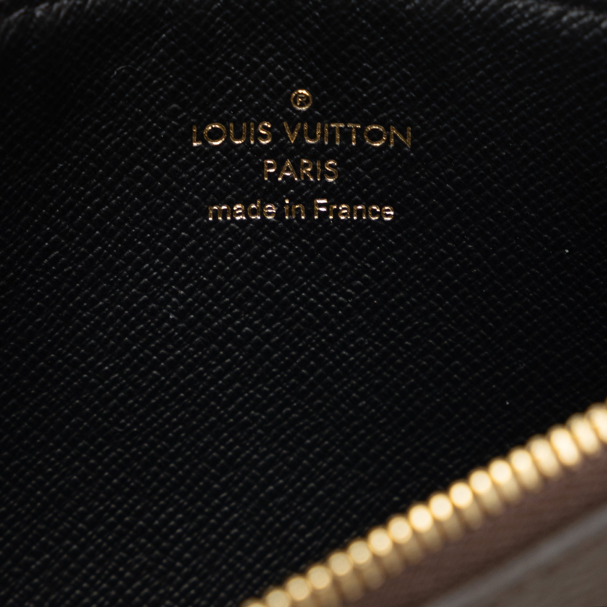 Brown Louis Vuitton Monogram Reverse Giant Trio Pouch