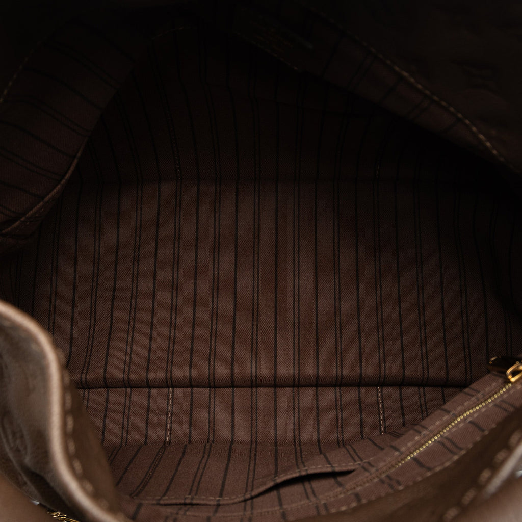 Brown Louis Vuitton Monogram Empreinte Artsy MM Hobo Bag