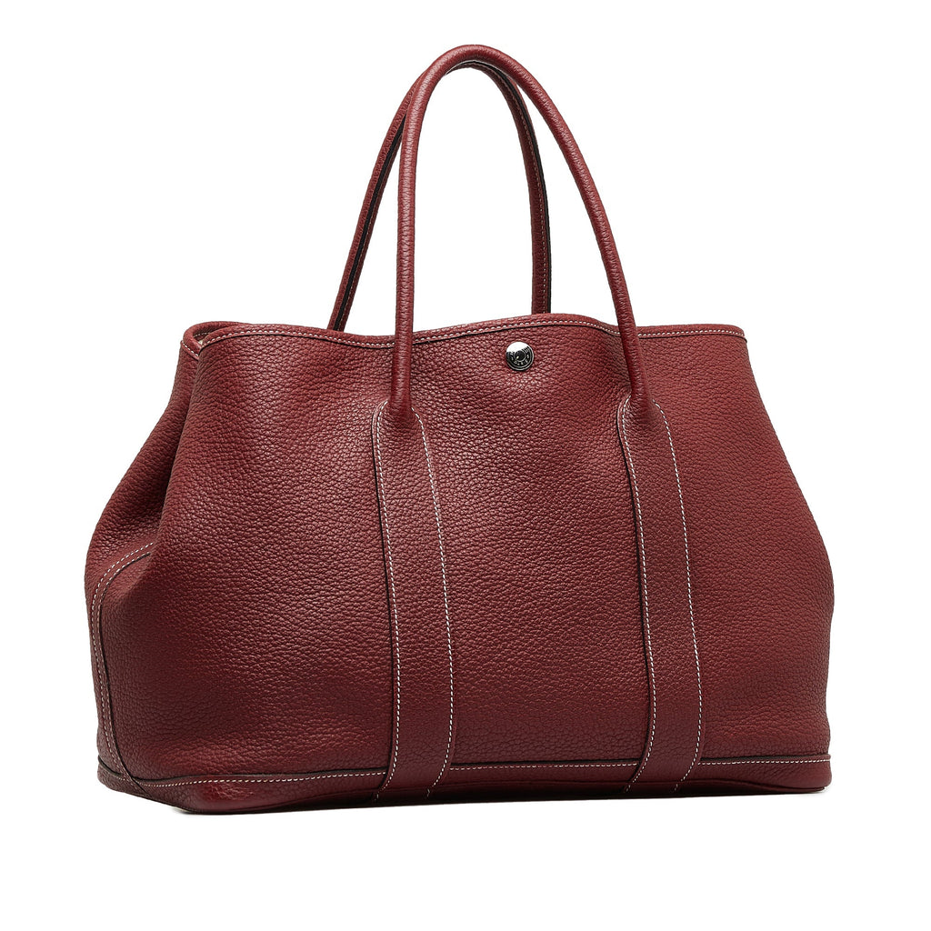 HermÃƒÆ’Ã‚Â¨s Garden Party PM Red Leather Palladium