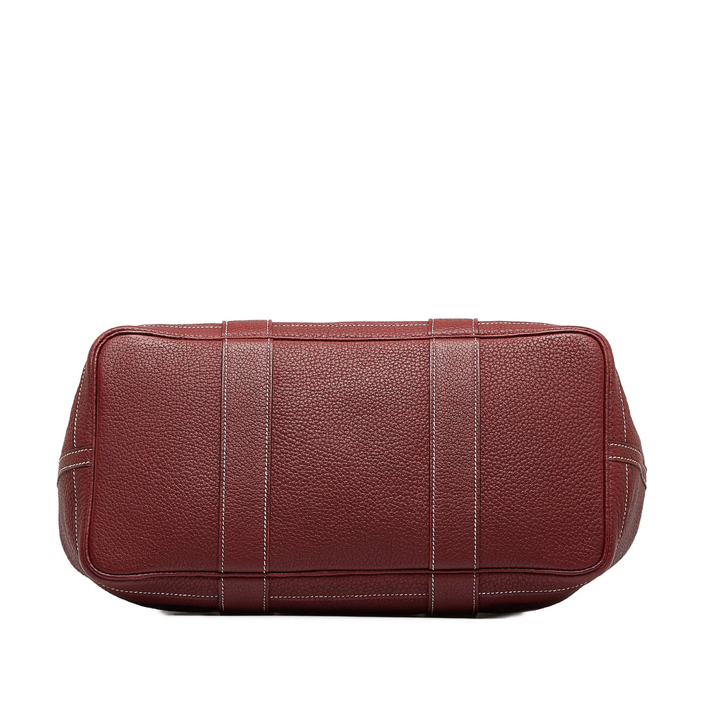 HermÃƒÆ’Ã‚Â¨s Garden Party PM Red Leather Palladium