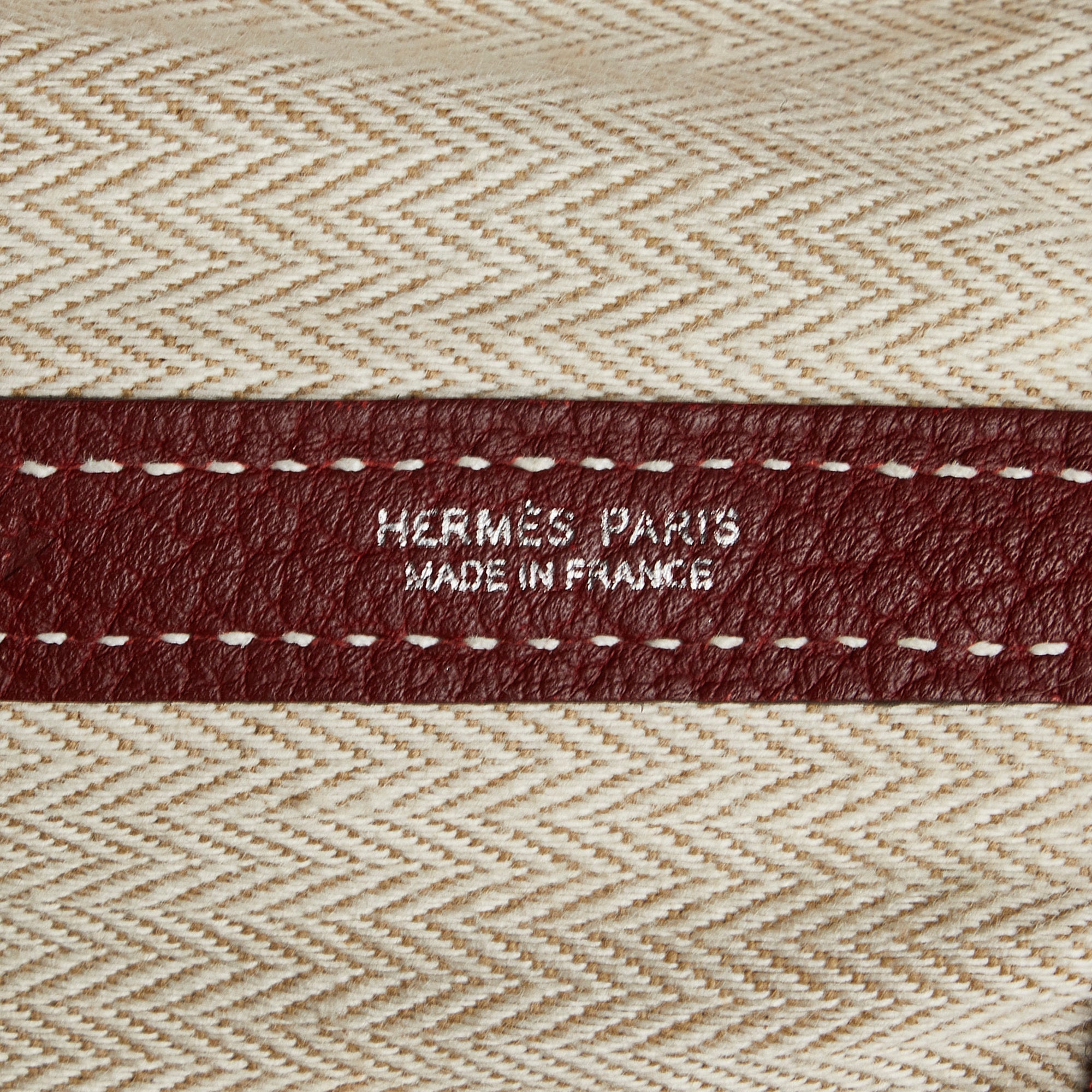 HermÃƒÆ’Ã‚Â¨s Garden Party PM Red Leather Palladium