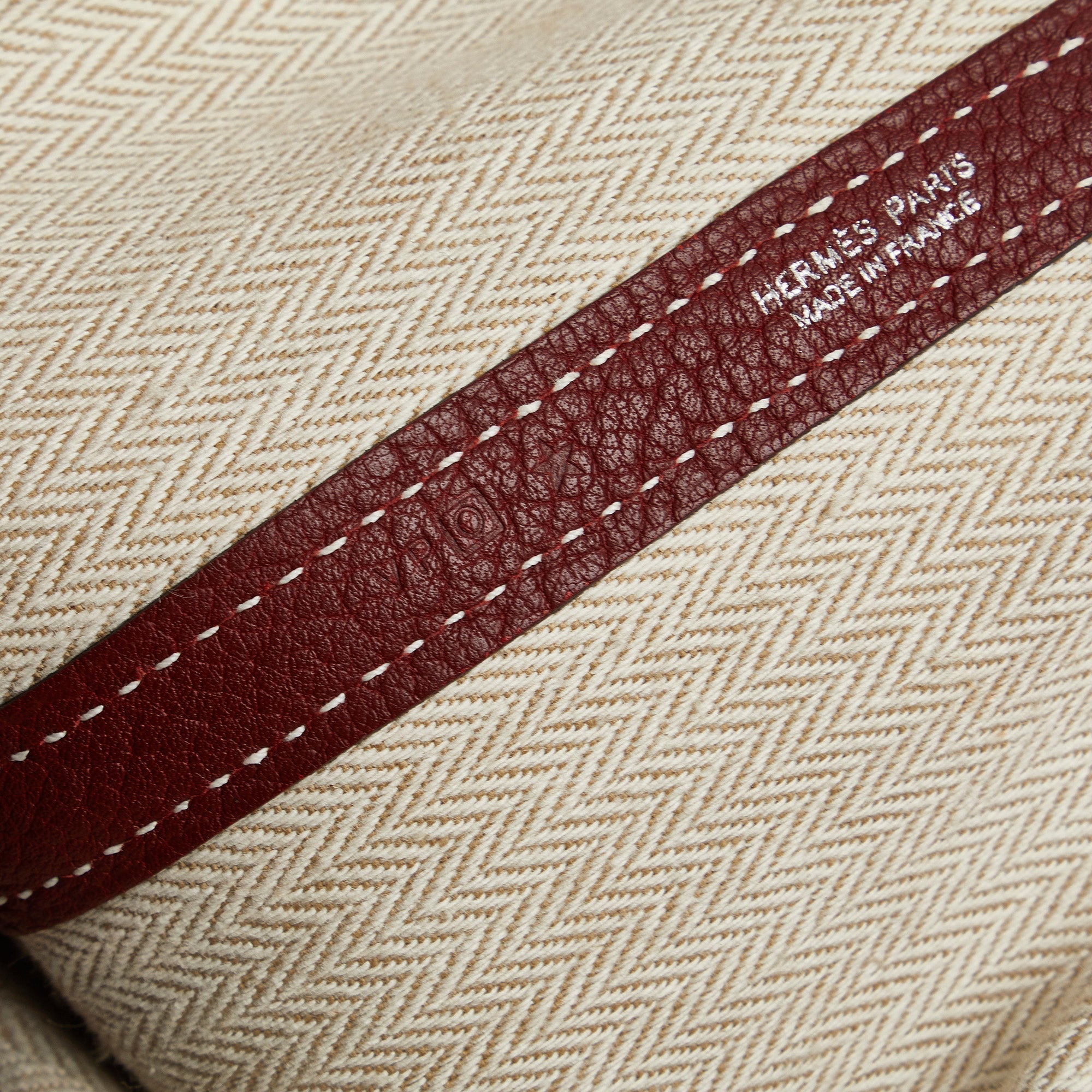 HermÃƒÆ’Ã‚Â¨s Garden Party PM Red Leather Palladium