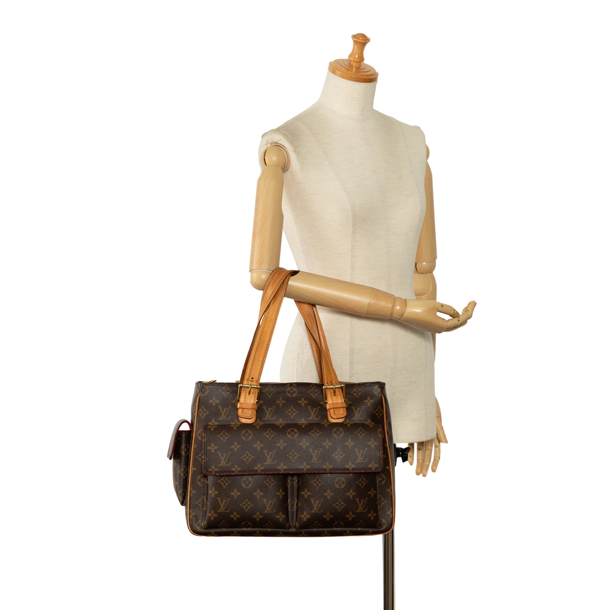 Brown Louis Vuitton Monogram Multipli-Cite Tote Bag