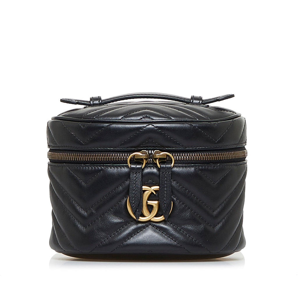 Gucci GG Marmont Round Backpack Black MatelassÃƒÆ’Ã‚Â©