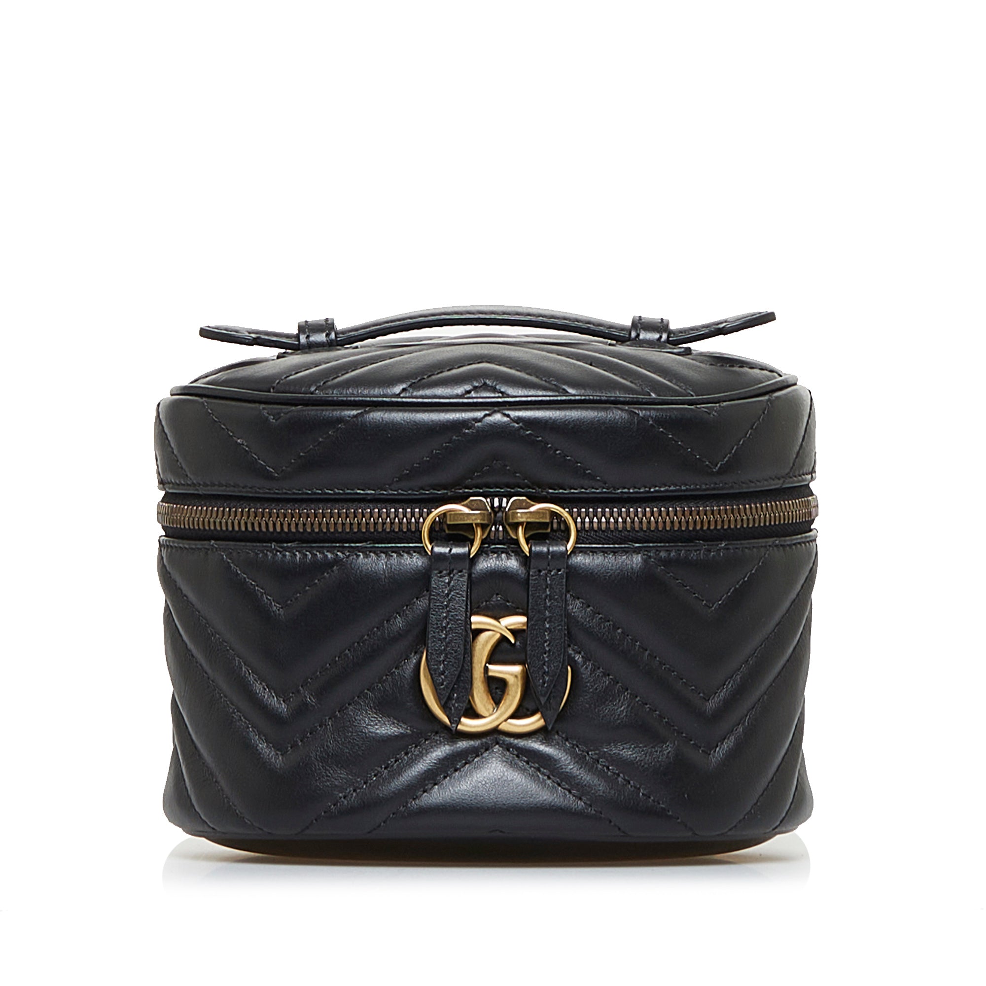 Gucci GG Marmont Round Backpack Black MatelassÃƒÆ’Ã‚Â©