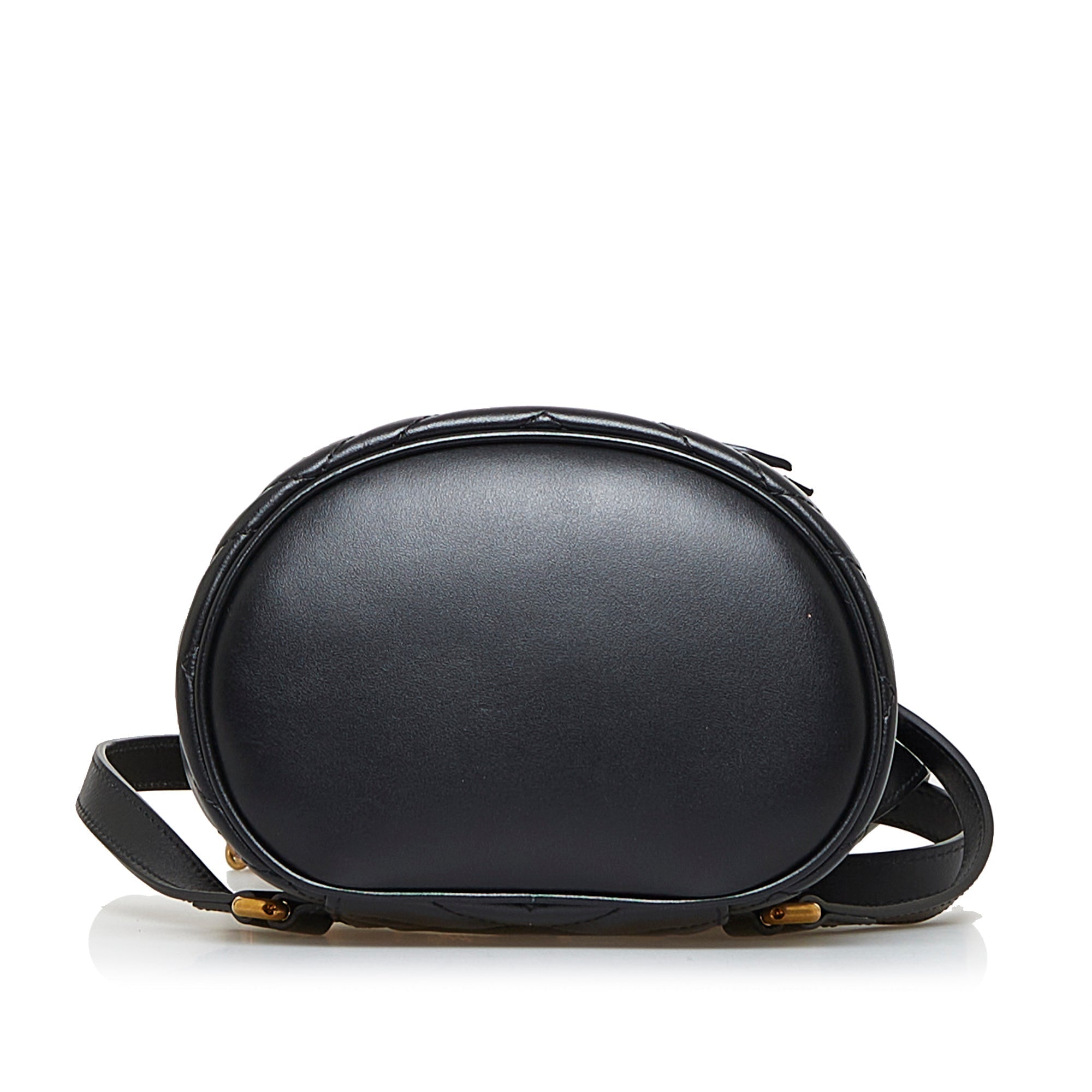 Gucci GG Marmont Round Backpack Black MatelassÃƒÆ’Ã‚Â©