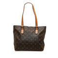 Brown Louis Vuitton Monogram Cabas Piano Tote Bag