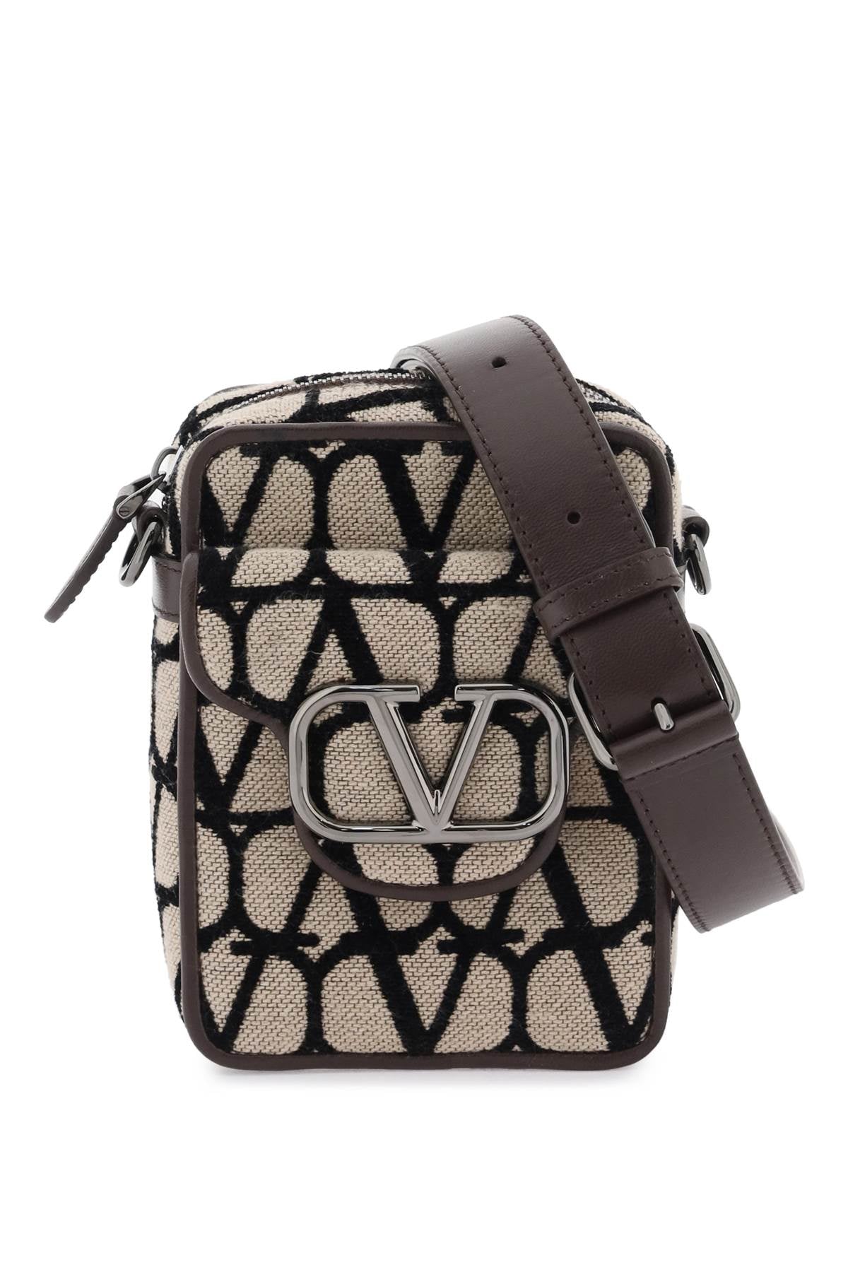 Valentino Garavani Mini LocÃƒÆ’Ã‚Â² Toile Iconographe Crossbody Bag Men