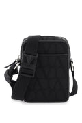 Valentino Garavani Small Black Iconographe Crossbody Bag Men