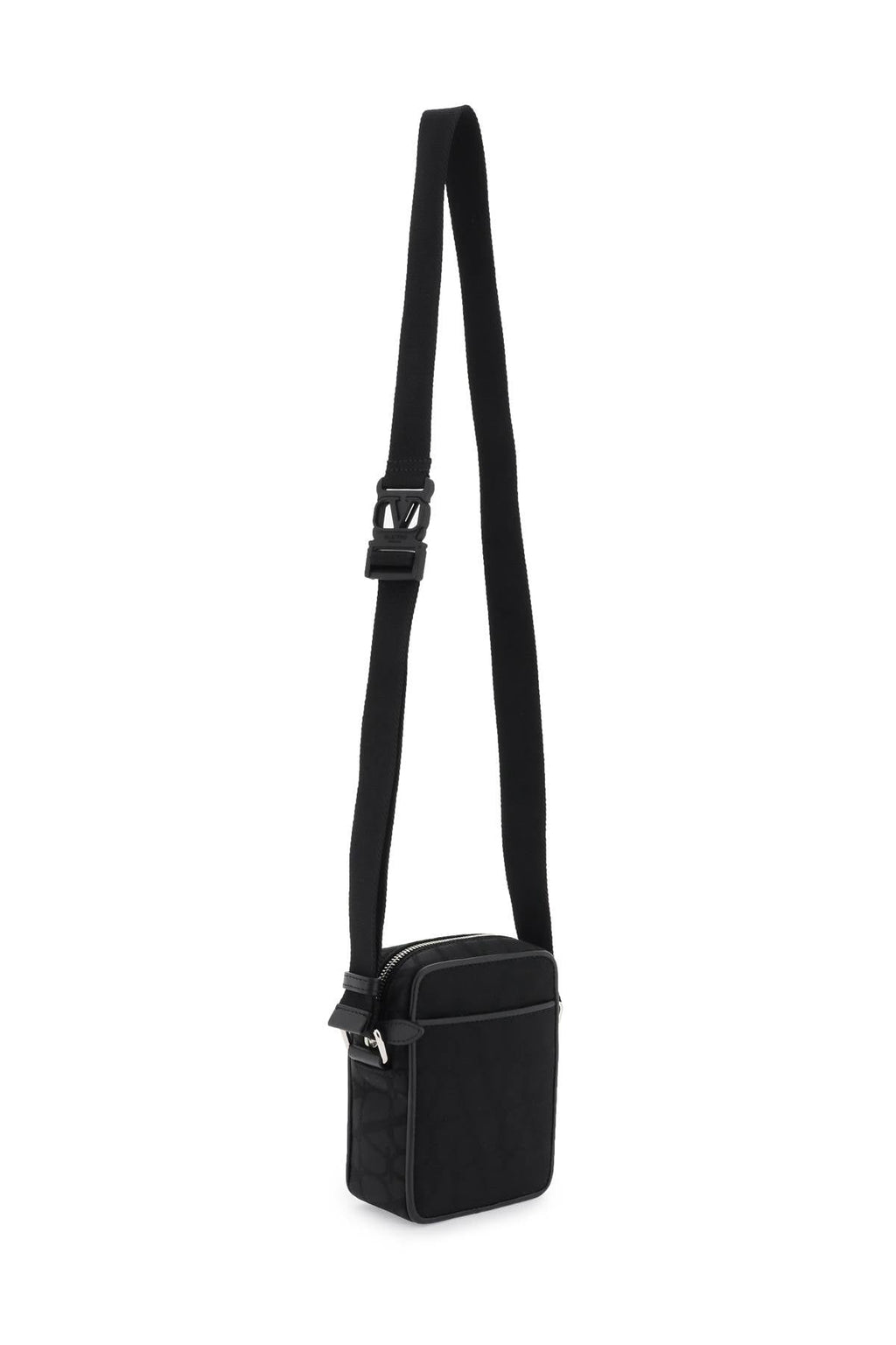 Valentino Garavani Small Black Iconographe Crossbody Bag Men
