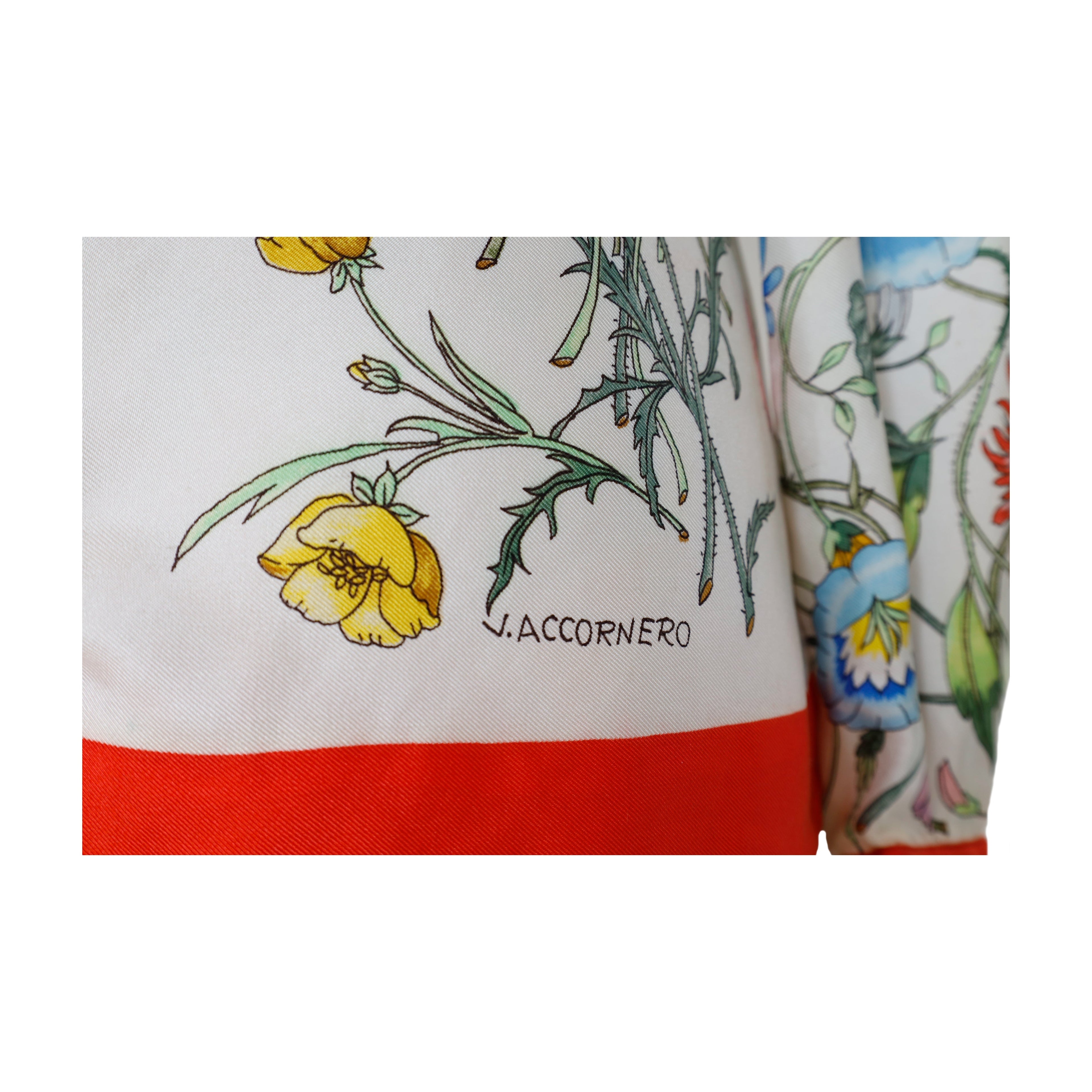 Gucci Vintage Flora Silk Shirt - '60s