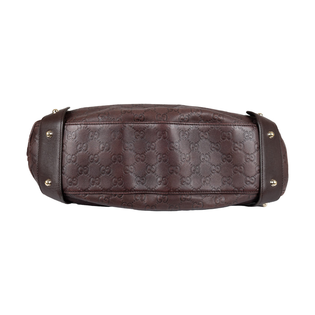 Gucci Guccissima Horsebit Pelham Shoulder Bag - '10s