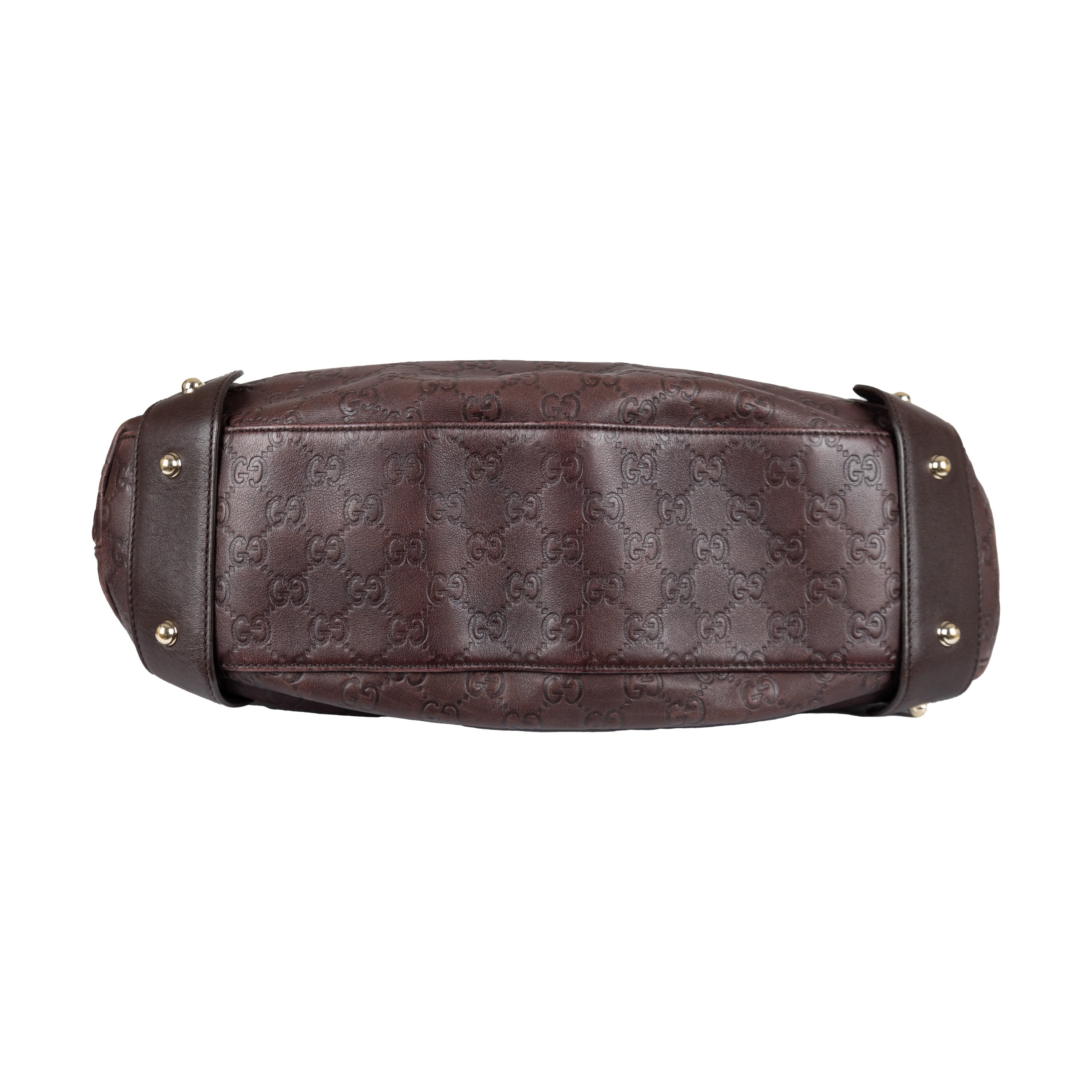 Gucci Guccissima Horsebit Pelham Shoulder Bag - '10s