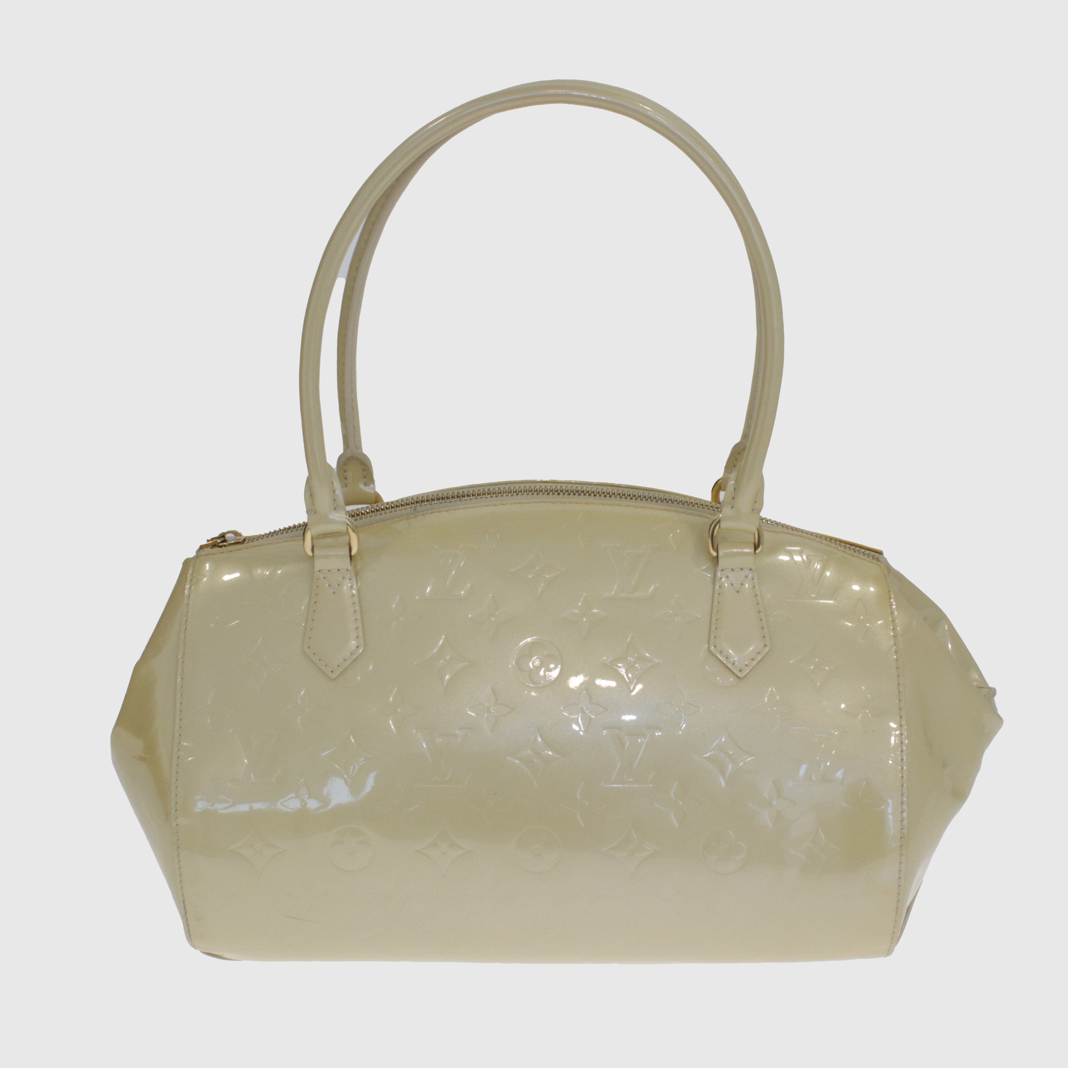 Cream Monogram Sherwood Shoulder Bag