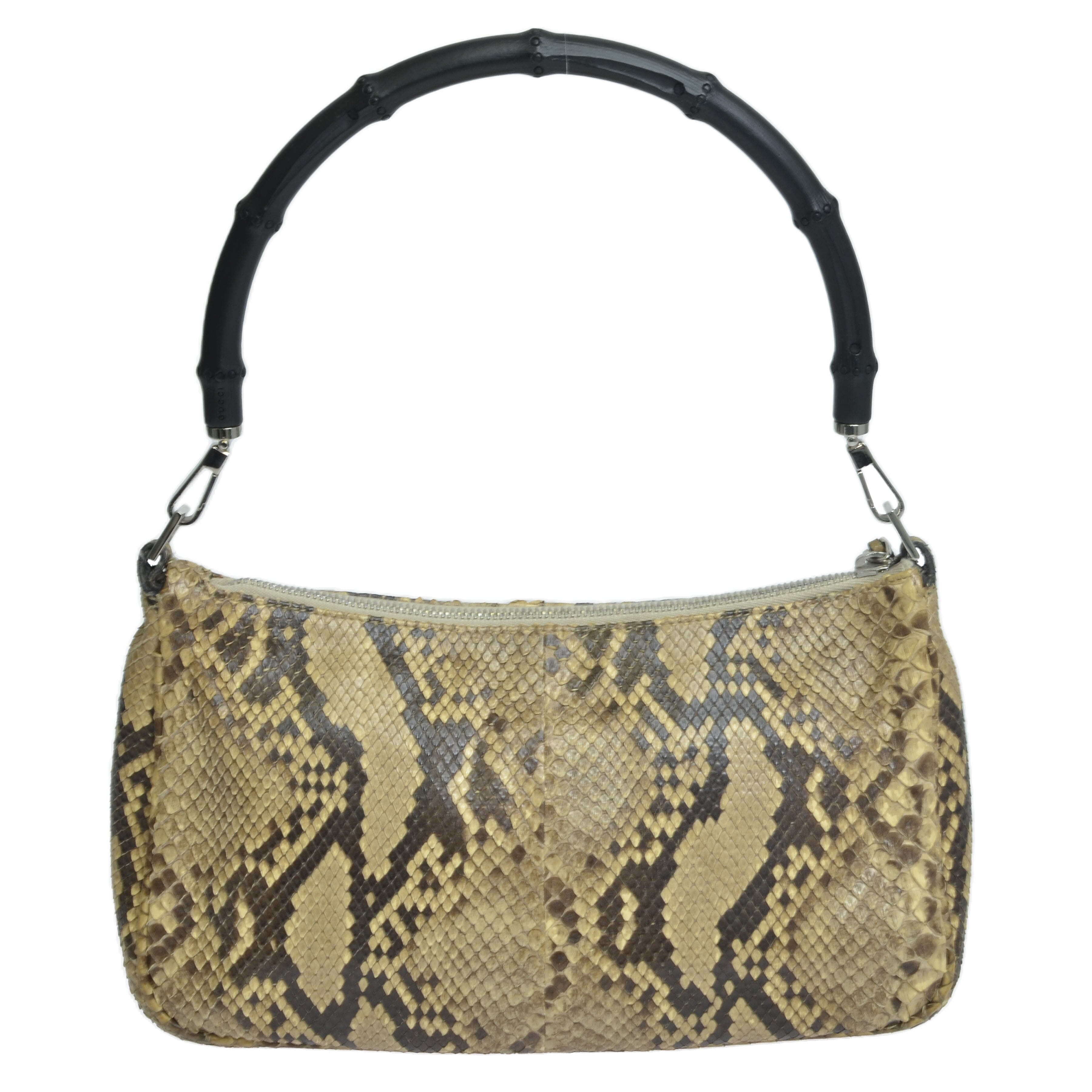 Beige Vintage Bamboo Shoulder bag