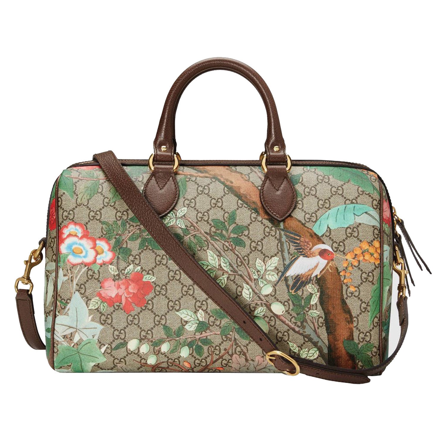 Gucci Tian GG Supreme Boston Bag