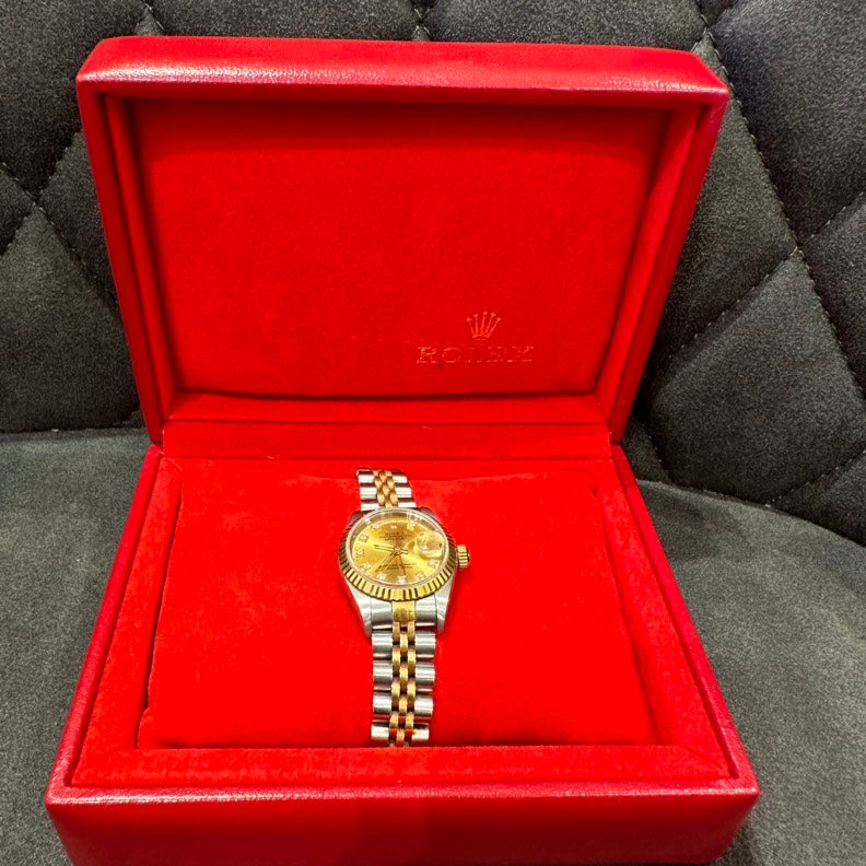 Rolex Datejust 69173 10P Diamond YG/SS/AT 26mm/16.5cm 2102524