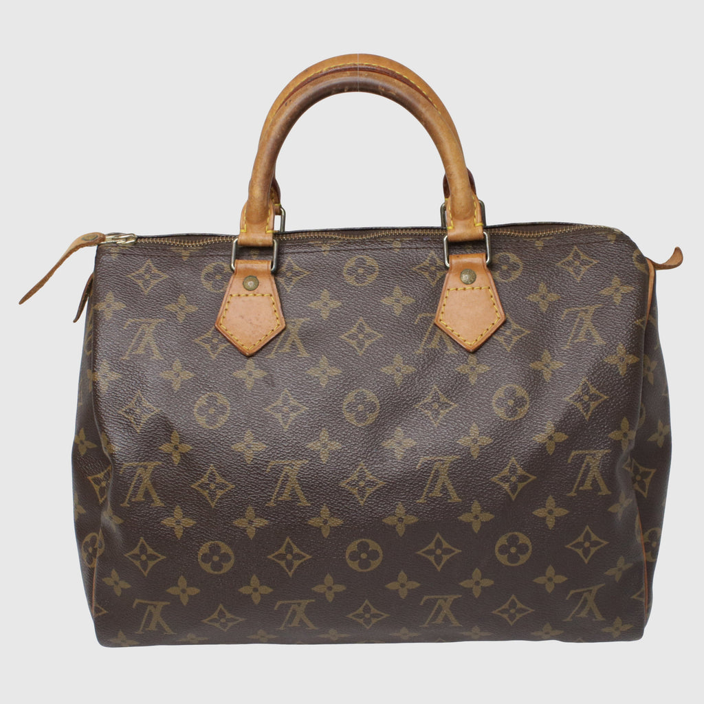 Brown Monogram Speedy 30 Top Handle Bag