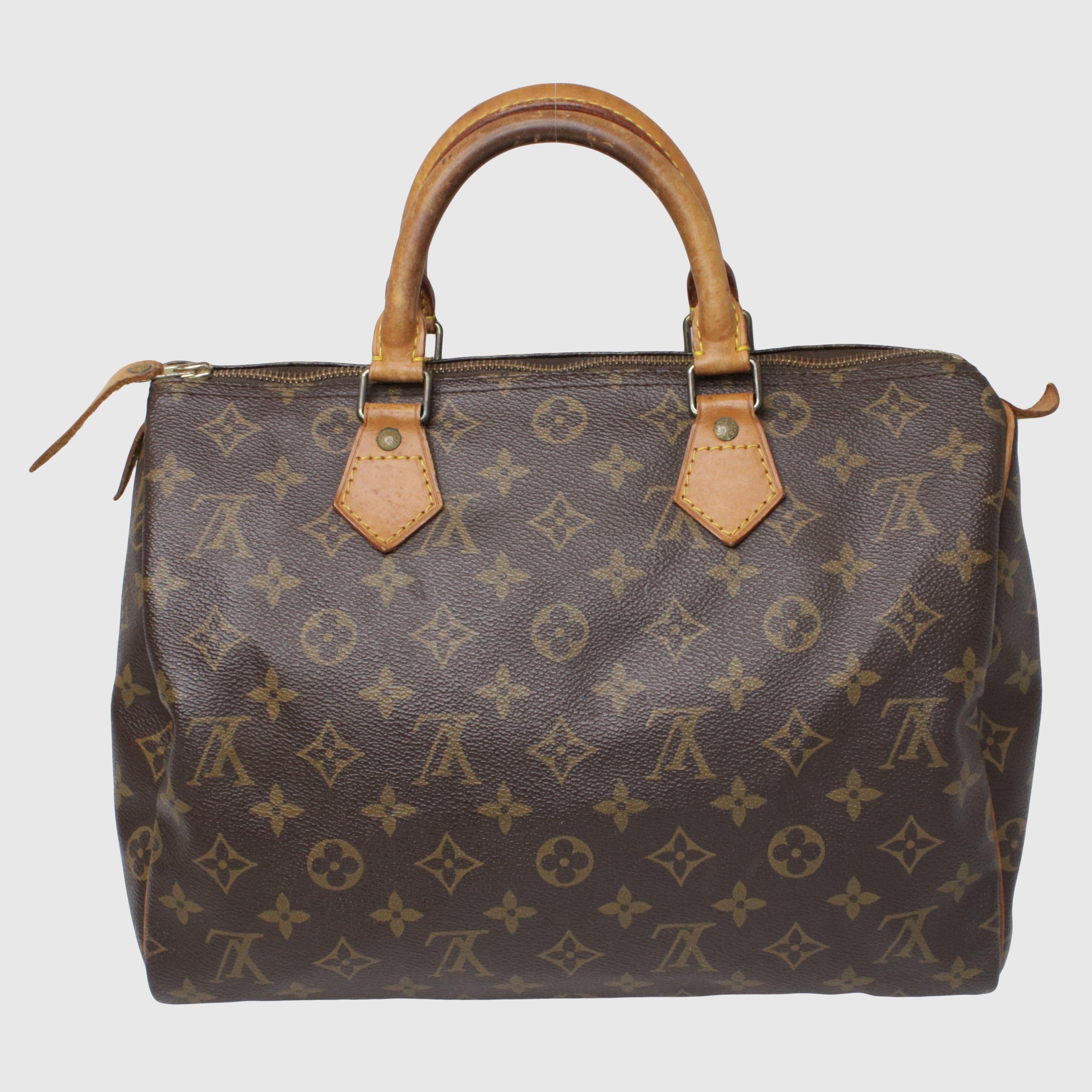 Brown Monogram Speedy 30 Top Handle Bag