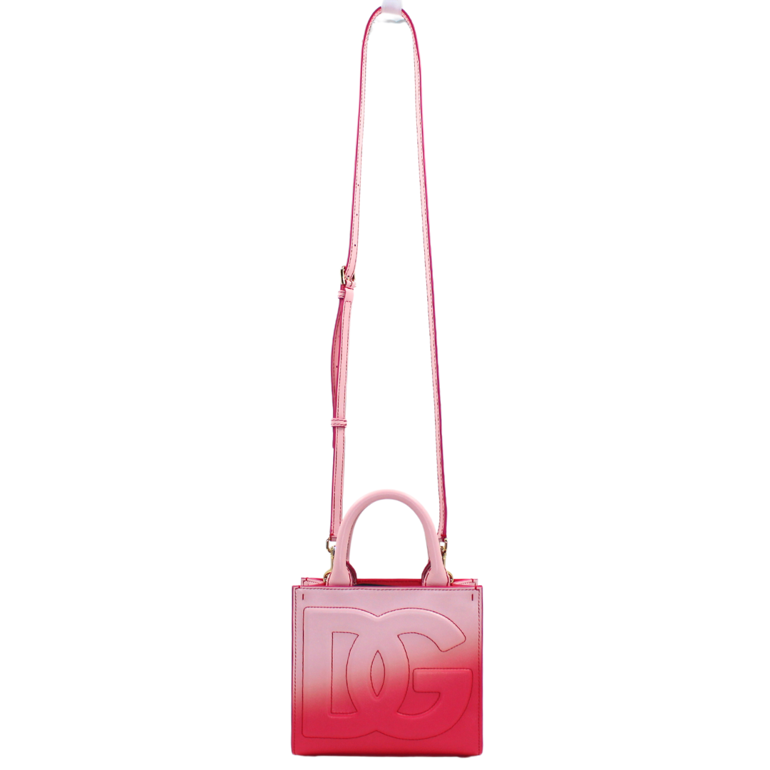Dolce & Gabbana Ombre-Print Calfskin DG Daily Mini Shopper