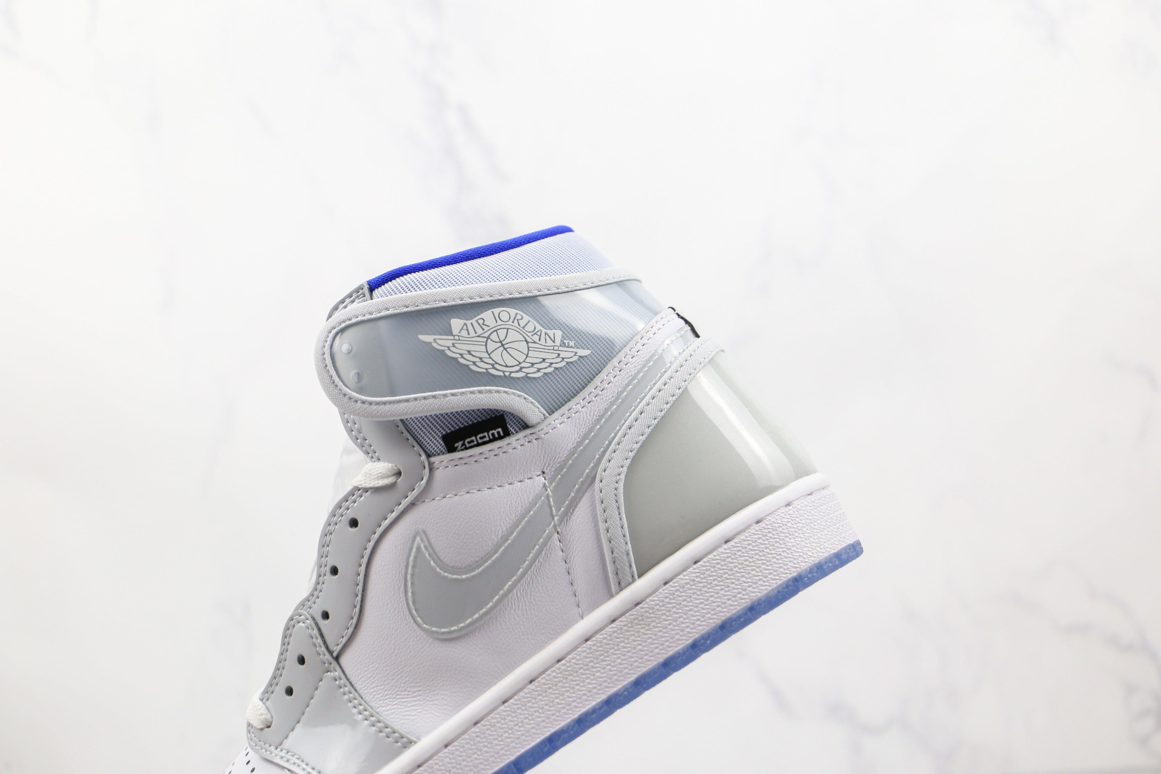 Designer White Jordan 1 High Q ( Customs And Box ), Jordan 1 Sneakers Active