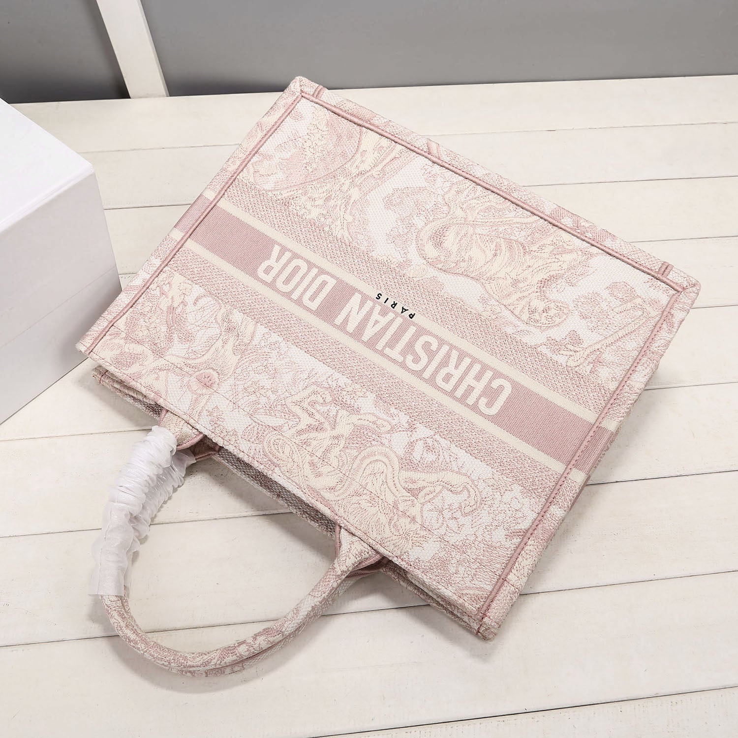GLAMI MeGLAMIum Book Tote Bag By Maria Grazia Chiuri Pink For Women 14in/36cm CD M1296ZTDT_M912