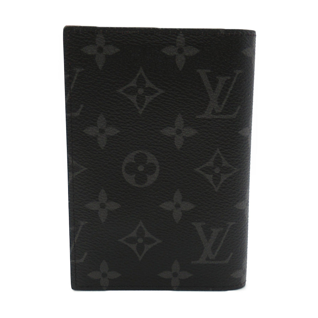 Louis Vuitton Louis Vuitton Vertue Passport Case Accessories PVC Coated Canvas Monogram Eclipse  Black/Pink Colour