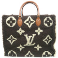 Louis Vuitton GM Monogram Teddy M55420 Brown/White G  Tote Bag  Women Box  Bag
