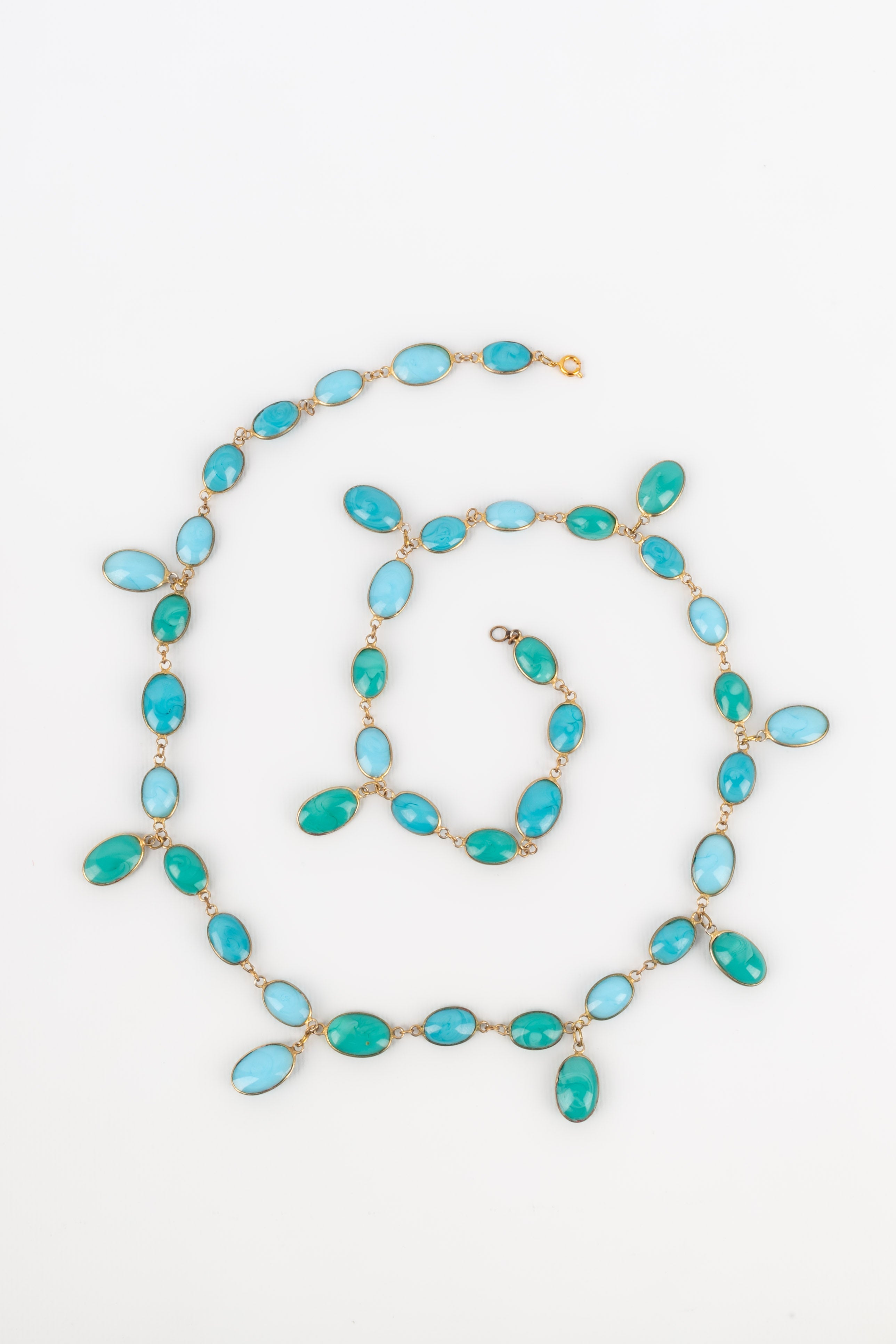 Collier en pÃƒÆ’Ã‚Â¢te de verre Gripoix