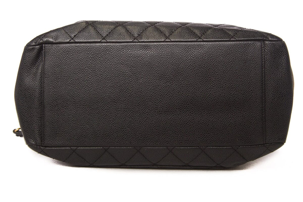 Chanel 2005/2006 Black Caviar GST Tote W/ Gold HW