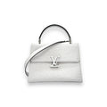Louis Vuitton White Epi Grenelle MM Handbag