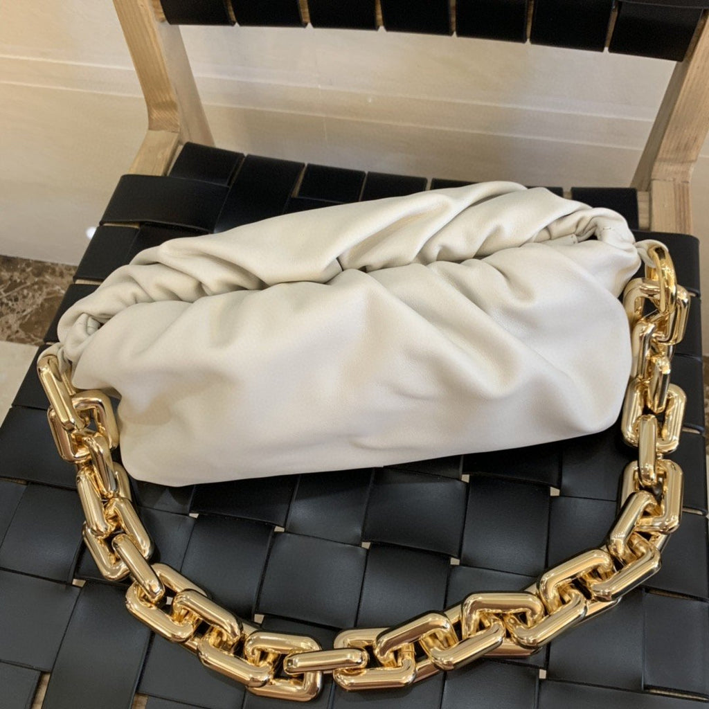 GLAMI Chain Pouch For Women 12.2in/31cm In White